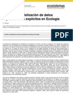 Análisis y Modelización de Datos en Ecologia