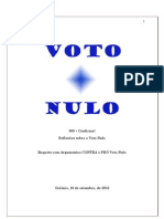 Reflexões e Enquete Sobre o Voto Nulo