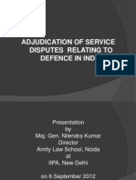 Adjudication of Service - 06.09.2012