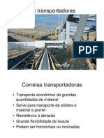 Correias transportadoras: transporte econômico de grandes quantidades