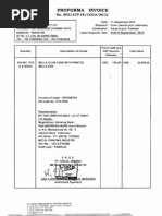 Contoh Proforma Invoice