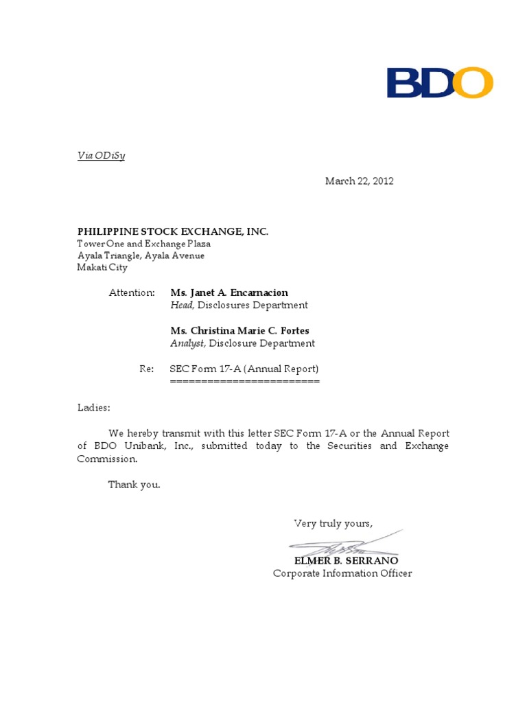 BDO Universal Bank BDO | PDF | Bdo Unibank | Makati