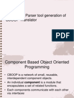 Lexical and Parser Tool Generation of CBOOP Translator