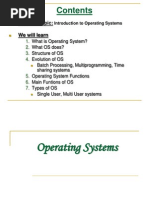 Today's Topic: We Will Learn: Introduction To Operating Systems