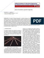 Comportamento Meccanico Di Strutture Spaziali Reciproche