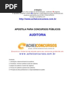 Apostila de Auditoria para Concursos