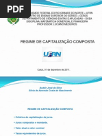 Regime de Capitalização Composta