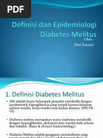 Definisi Dan Epidemiologi Diabetes Melitus