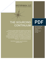 The Sourcing Continuum - Article by Dave Wolski