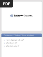 PostMaster Mail Server Presentation