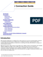 Modem Configuration Cisco