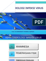 Hematoserologi Infeksi Virus: Prof. DR - Rismawati Yaswir, SPPK (K)