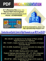 Download Constructio and QC in Rigid Pavements as Per IRC 15 and 58 201 by Vizag Roads SN106154703 doc pdf