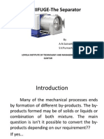 CENTRIFUGE-The Separator: by A.N.Sainath S.V.Purnachandra Rao