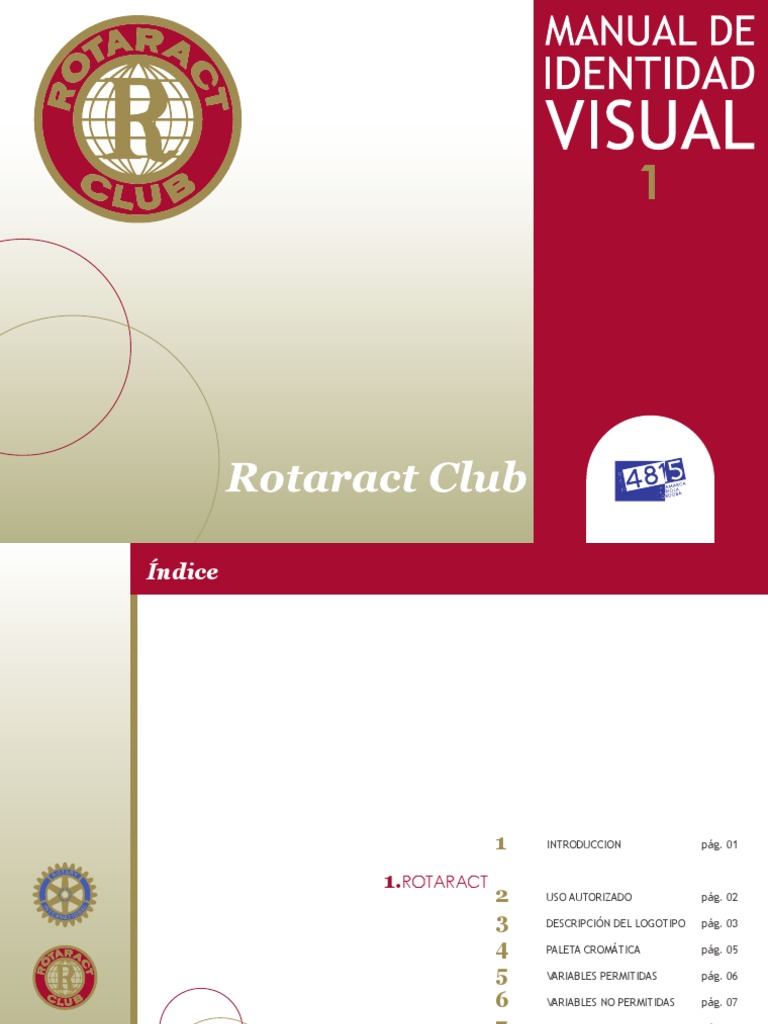 Colores y Normas de Rotaract | PDF | Color | Modelo de color Rgb