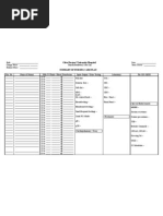 Patient Monitoring Sheet | Diseases And Disorders | Health Care