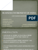 Buisness Enviroment of India