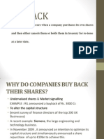 Buyback: A Share Buyback Occurs When A Company Purchases Its Own Shares