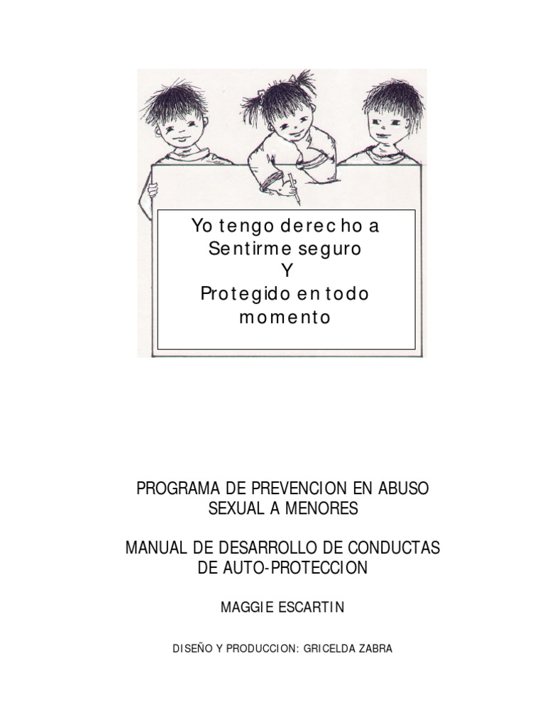 Programa de Prevencion ABUSO SEXUAL Niños | PDF | Abuso Sexual Infantil ...