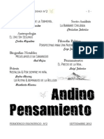 PENSAMIENTO ANDINO Periódico N°2 2012
