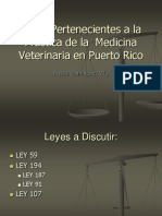 Leyes Pertenecientes A La Práctica de La Medicina VeT