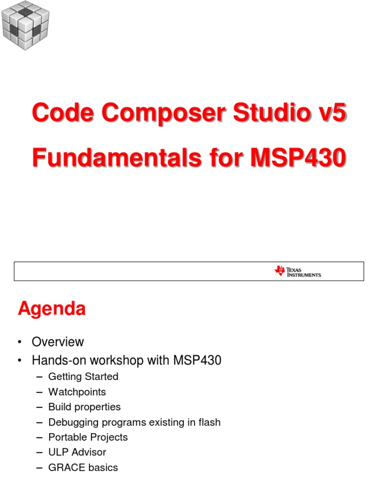 Code Composer Studio v5 Fundamentals For MSP430 | PDF | Eclipse ...
