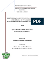 Sistema de Puesta A Tierra de Tanques Con Productos Inflamables