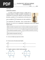 AVALIAÇÃO - 3° BIMESTRE - 6° ANO-FRAÇÕES