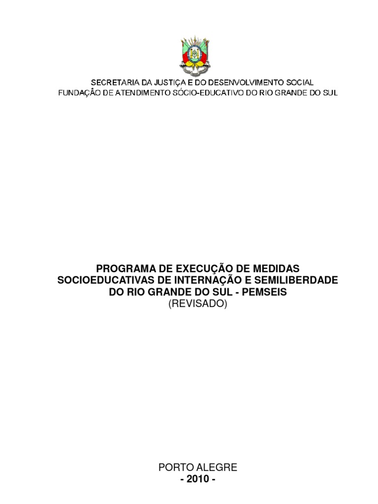 Medidas Socioeducativas de Internação | PDF | Adolescência | Julgamentos