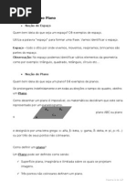 Do Espaço ao Plano