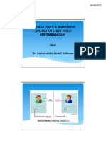 K-FIQH: Slide Calon Vs Parti &amp Manifesto Edit