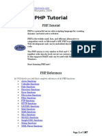 PHP Tutorial (W3schools) PDF