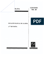 758-89, Estacion Manual de Alarma