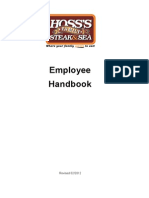 Hoss's Employee Handbook