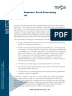 High-Performance Batch Processing Framework