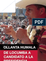 Libro Ollanta Humala de Locumba a candidato a la Presidencia de Perú