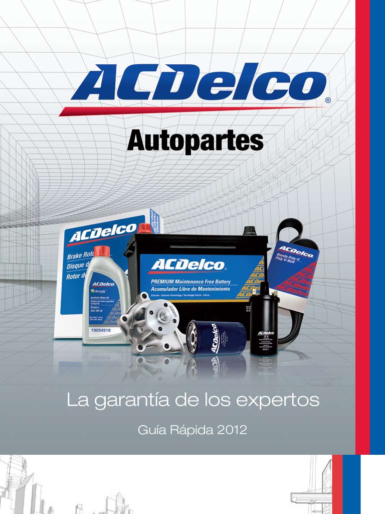 ACDelco catalogo partes para GM