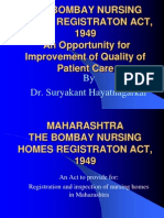 Bombay Nursing Homes Act Presentation