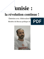 Tunisie : la révolution continue !