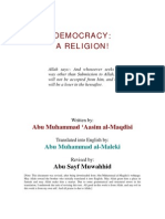 Democracy, A Religion! (Ad-Dimuqratiyyah Din) by Sheikh Abu Muhammad ‘Aasim al-Maqdisi 