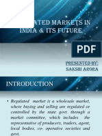 Regulated Markets in India &amp Its Future