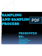 Sampling and Sampling Process: Presented BY