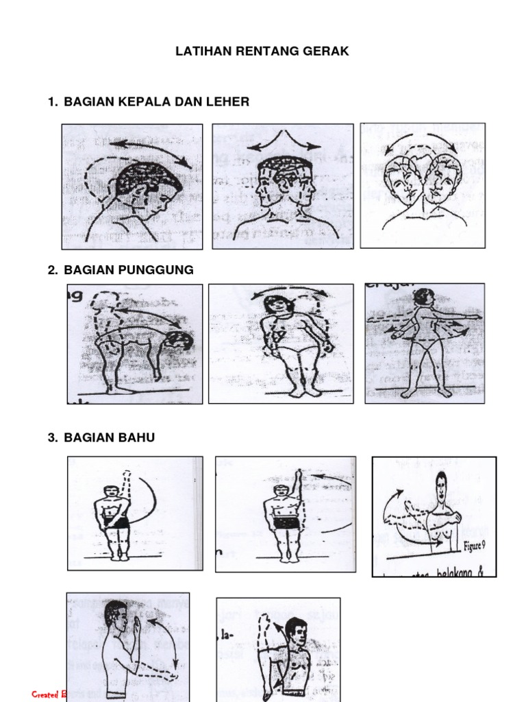 Gambar Latihan Rentang Gerak Rom