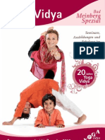 Yoga Vidya Bad Meinberg Spezial - Programmauszug
