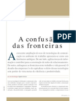 A Confusão Das Fronteiras: Fator Humano