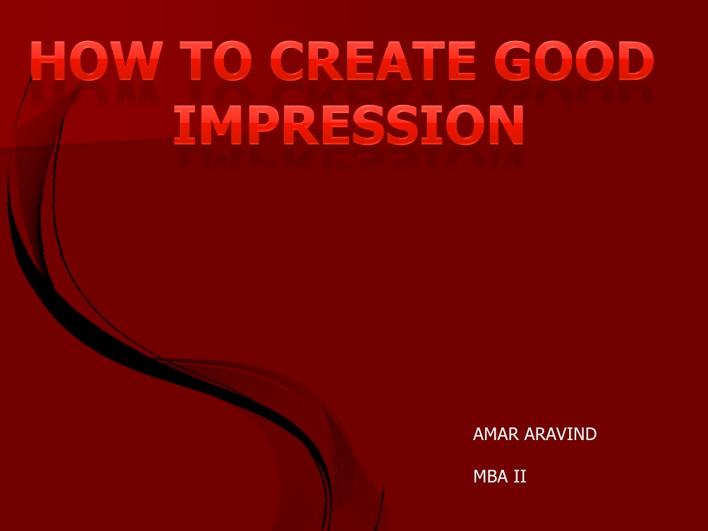 Making a Lasting First Impression | PDF | Body Language