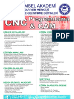 CNC Programlama & CAM Kursu İzmir