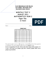 Mathematics Year 3