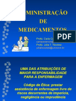 ADMINISTRAÇÃO DE MEDICAMENTOS