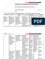 MATRIZ DEL TRABAJO DE INVESTIGACIÓN ACCIÓN